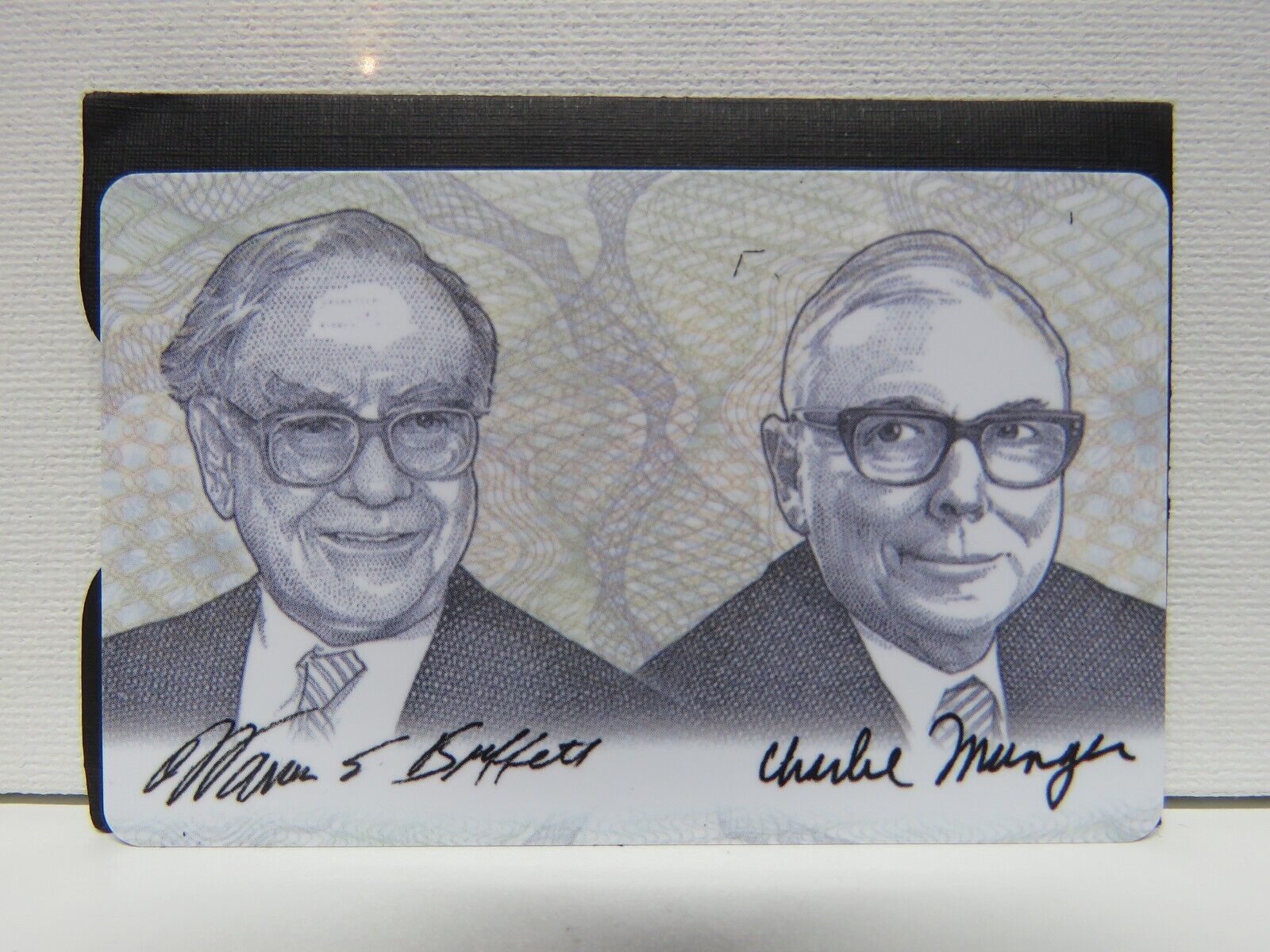 Berkshire Hathaway Warren Buffett Charlie Munger Card Carrying Capitalist Card