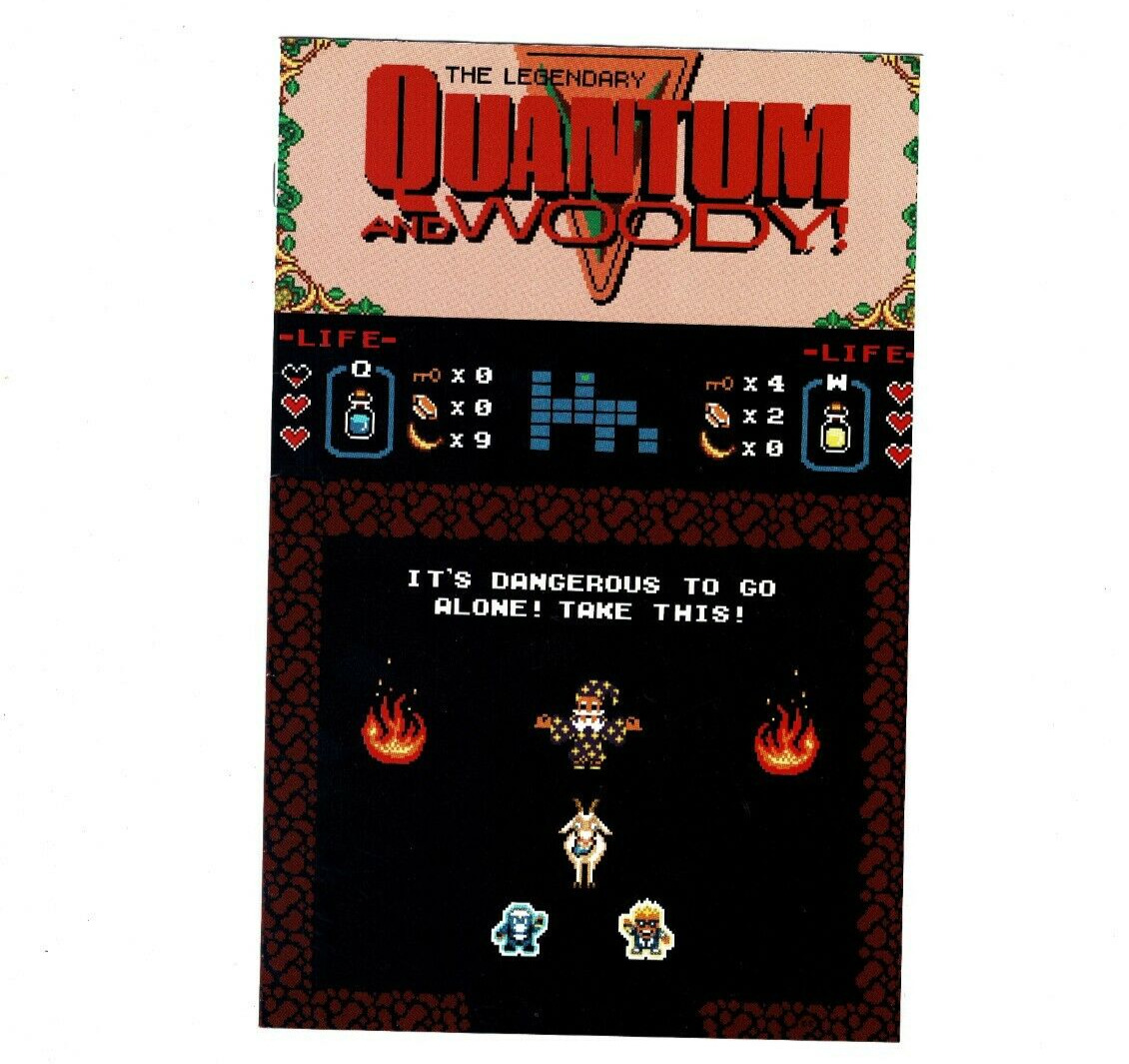 Quantum and Woody #4 Valiant Comics 2013 8-bit Cover Variant