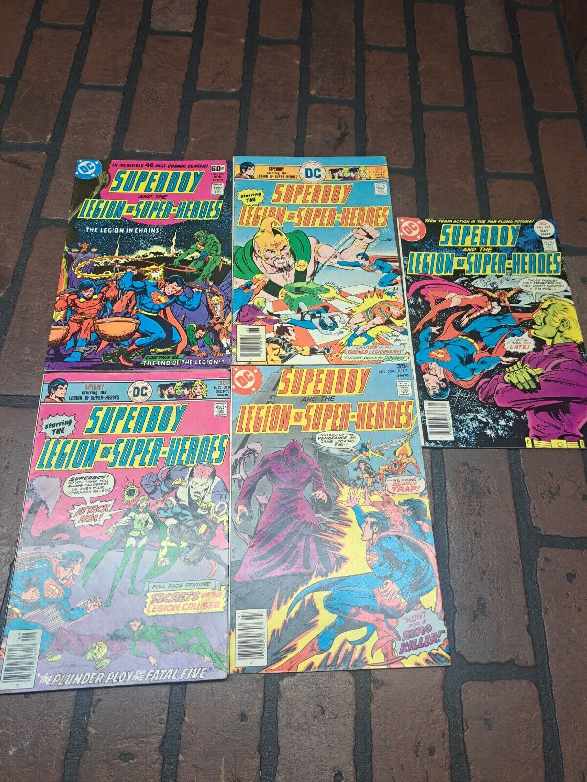 Superboy And The Legion Of Super-Heroes Bronze Age Lot Of 5