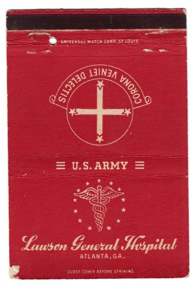 Matchbook: U.S. Army Lawson General Hospital - Atlanta, Georgia 