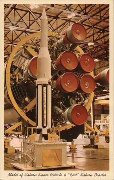 Huntsville,AL Model of Saturn Space Vehicle & \