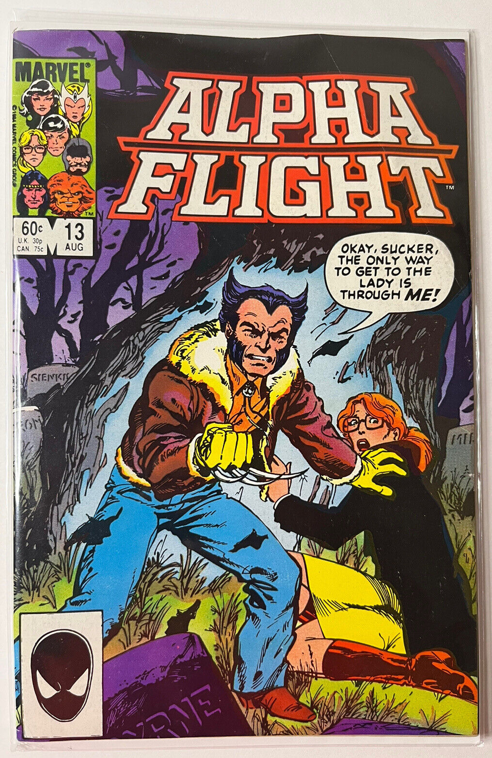 Alpha Flight #13 August 1984 ✅ John Byrne - Wolverine ✅ Marvel Comics Copper Age