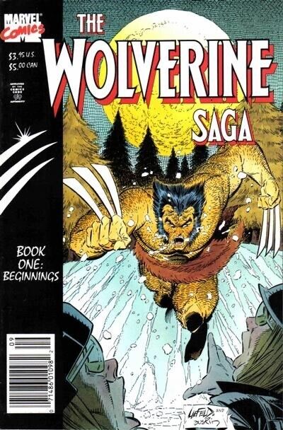 Wolverine Saga (1989) #1 VF-. Stock Image