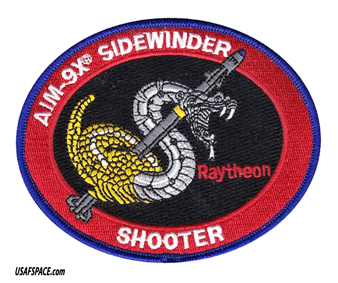 USAF 83rd FIGHTER WEAPONS SQ-AIM-9X SIDEWINDER SHOOTER-Tyndall AFB- VEL PATCH