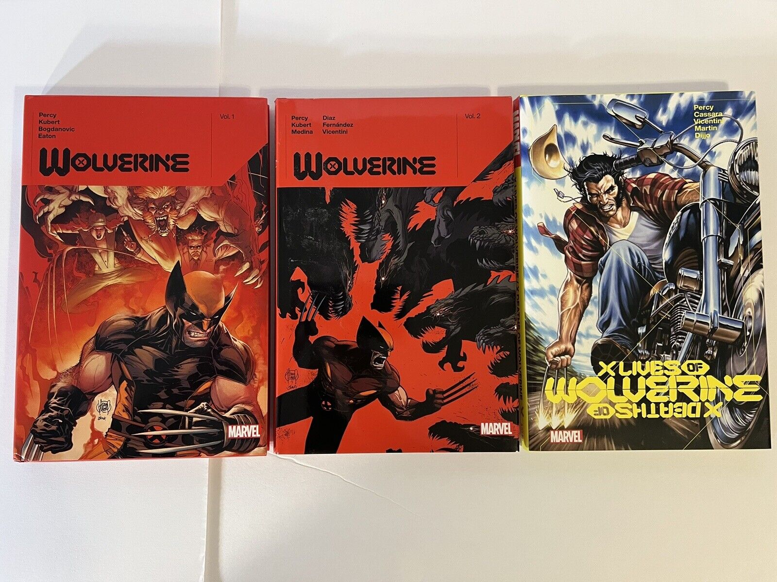 Wolverine HC Vol 1 & 2 X Lives Deaths DM Variant Marvel Hardcover Lot Krakoa Era