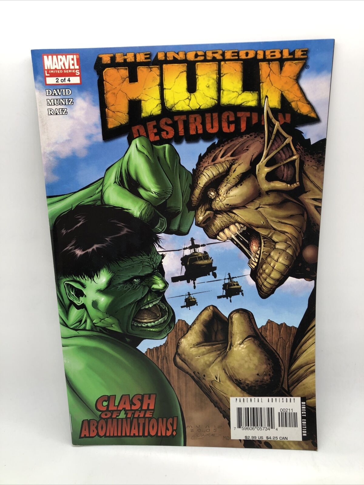 The Incredible Hulk: Destruction 2005 #2 Comic Book Marvel Comics Superhero