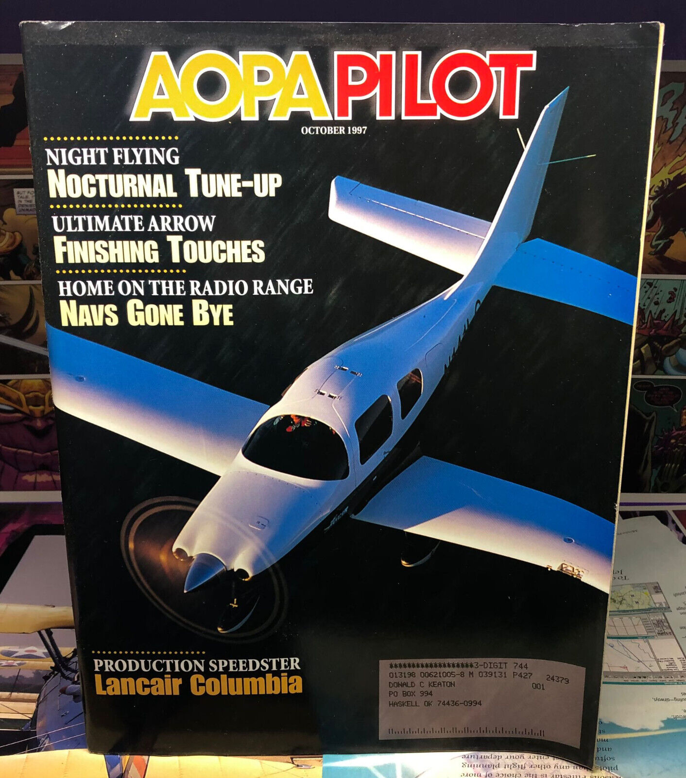 AOPA Pilot October 1997,  Aviation Magazine - Nocturnal Tune Up, Finishing Touch