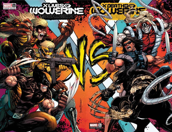 X LIVES/DEATHS OF WOLVERINE #1 (TYLER KIRKHAM VARIANT SET)(2022) ~ Marvel