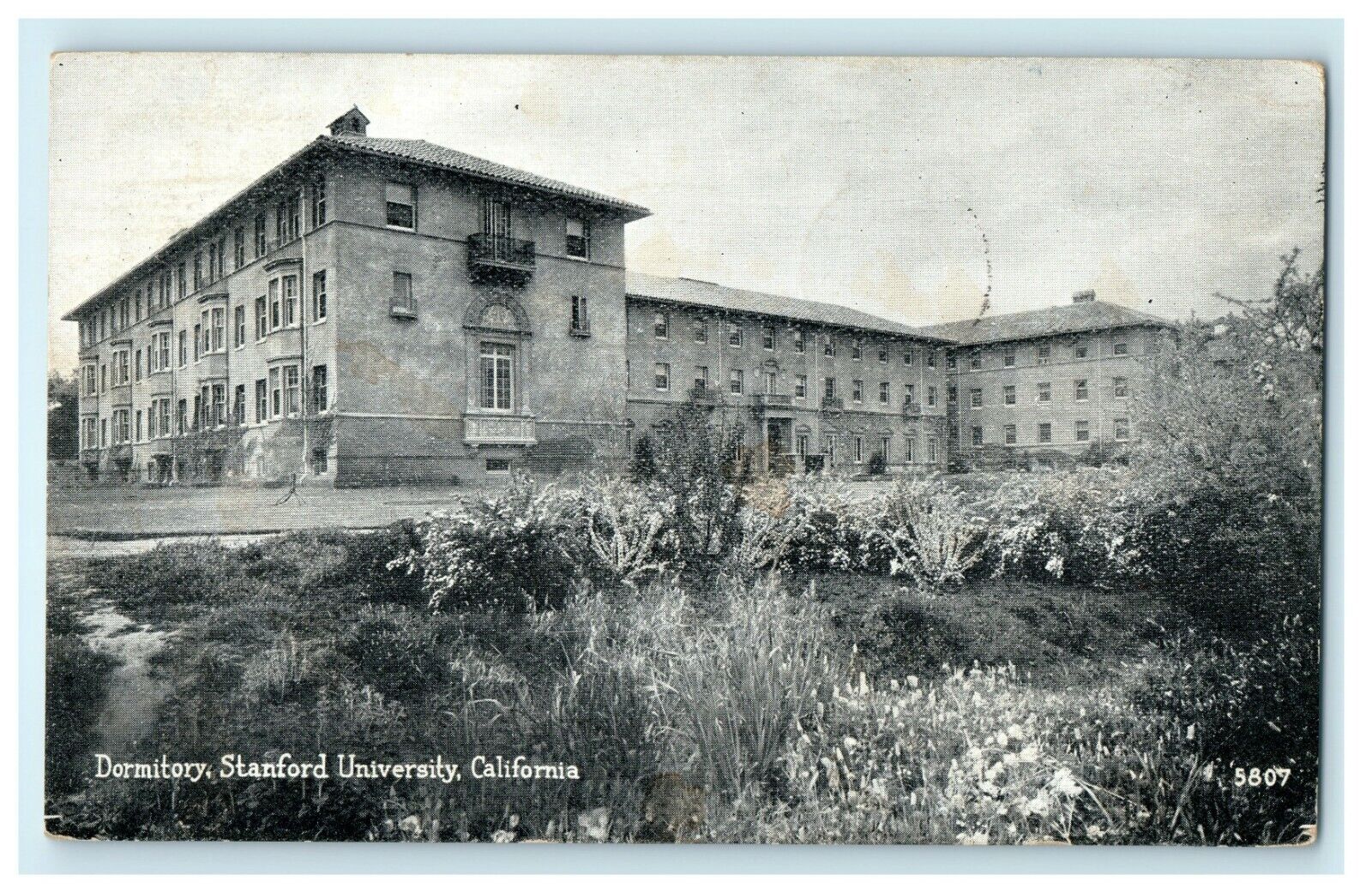1926 Dormitory, Stanford University California CA Vintage Postcard