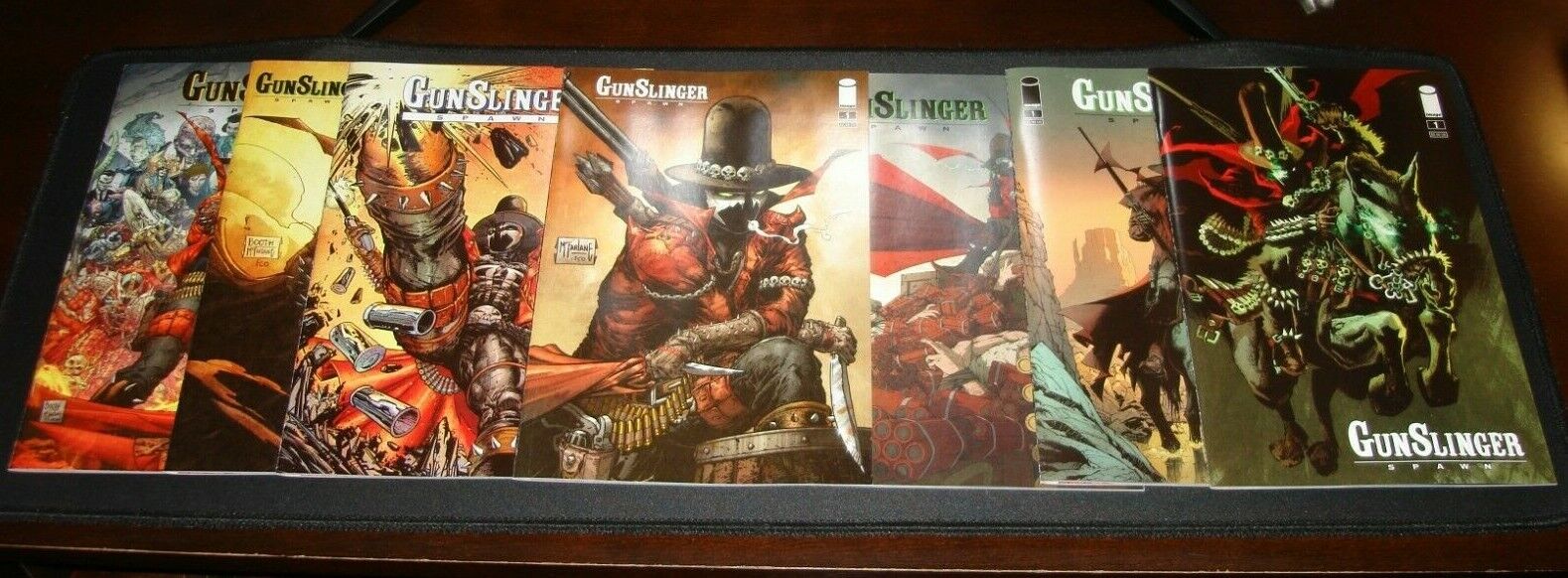 GUNSLINGER SPAWN #1 A-G 1st Print NM-/NM TODD McFARLANE 7 Covers Variant