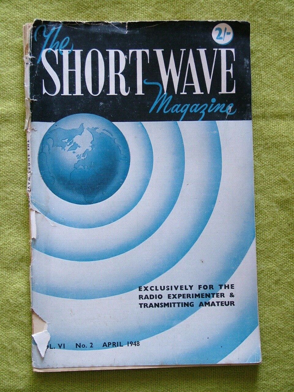 THE SHORT WAVE MAGAZINE / APRIL 1948 / WIDE-BAND RF PRE-AMPLIFIER