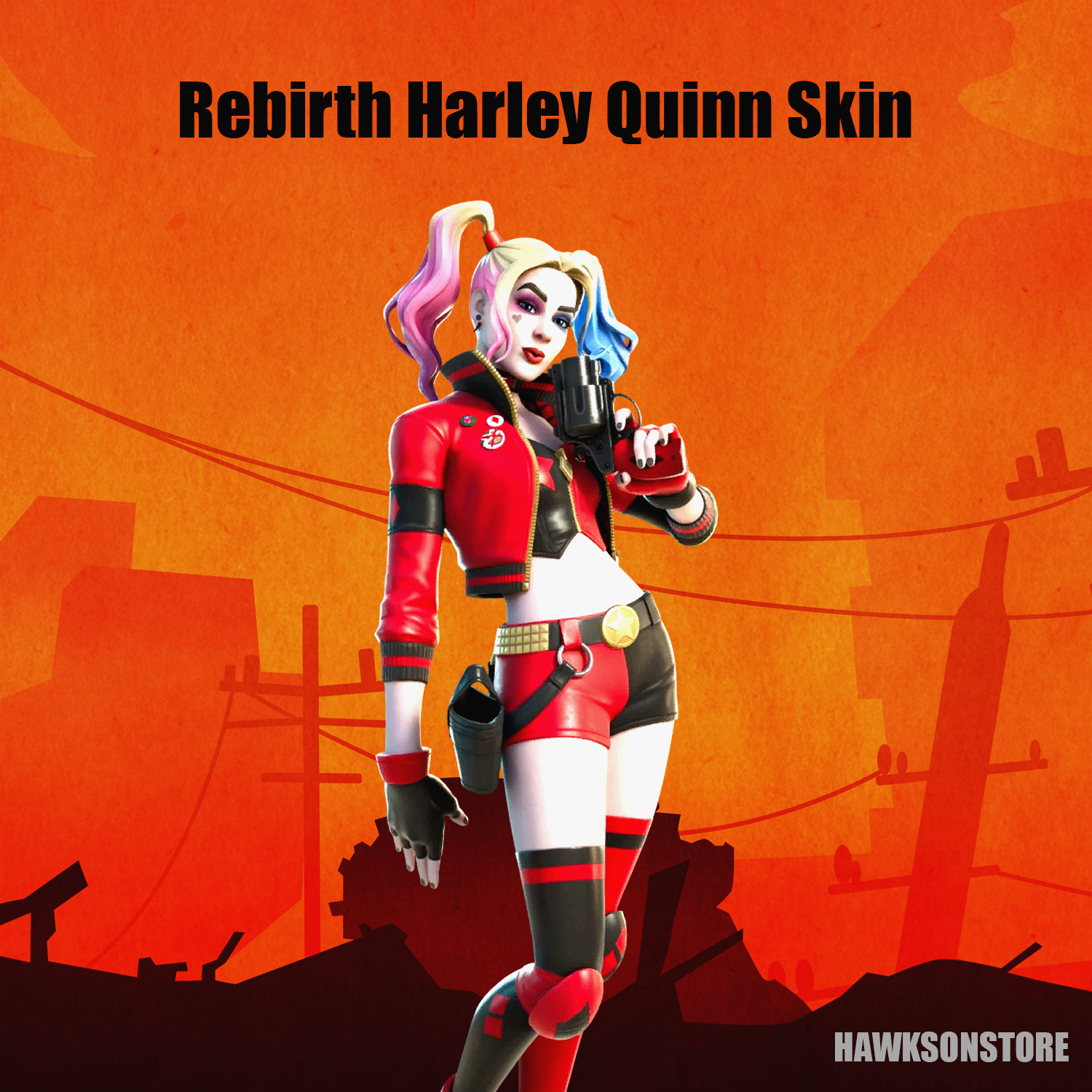 Fortnite: Rebirth Harley Quinn Skin (DLC) - Global 