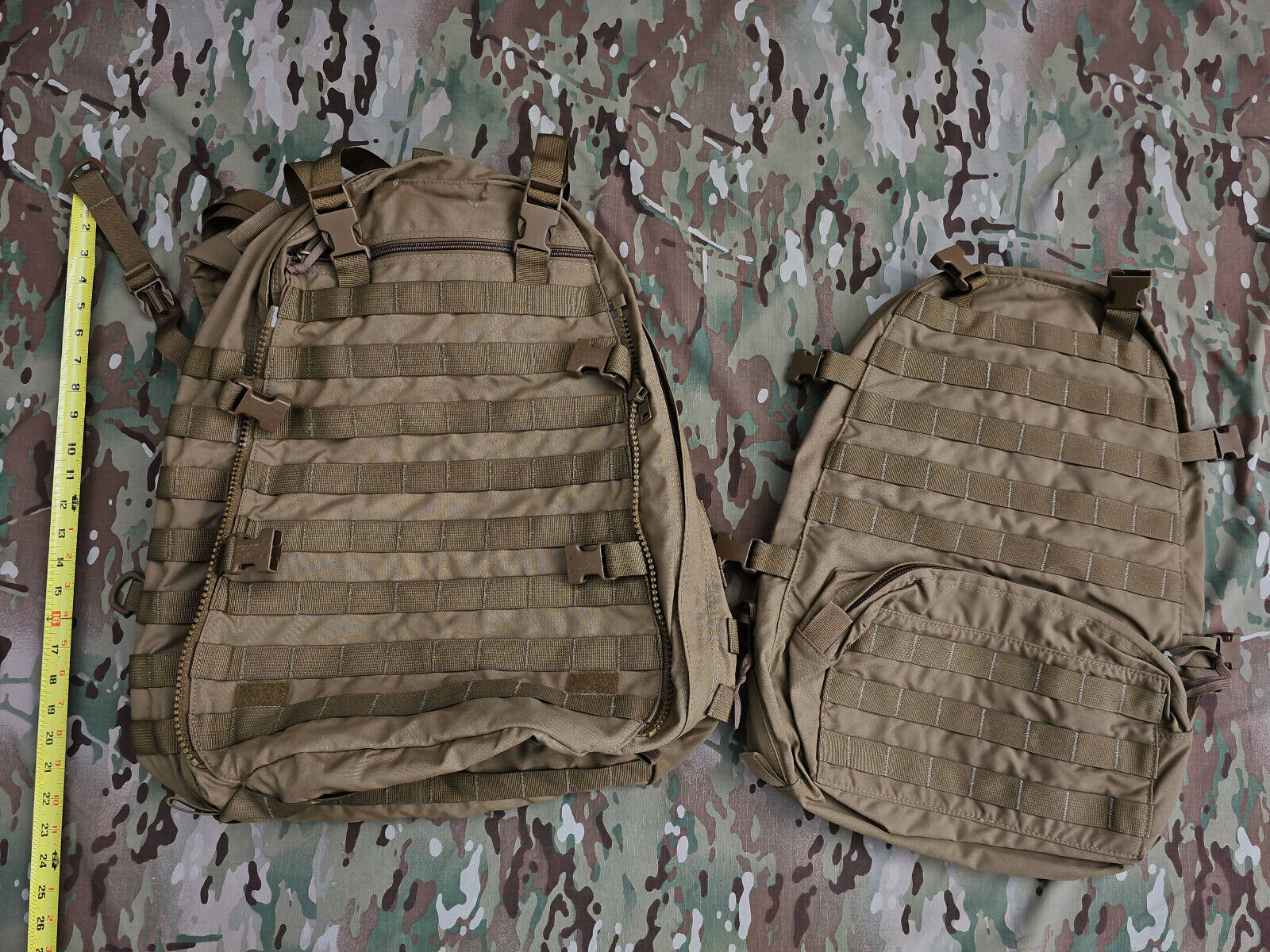 LBT Bellum Designs Tidewater Tactical Assault Pack Backpack 2 packs AOR1 SEALS