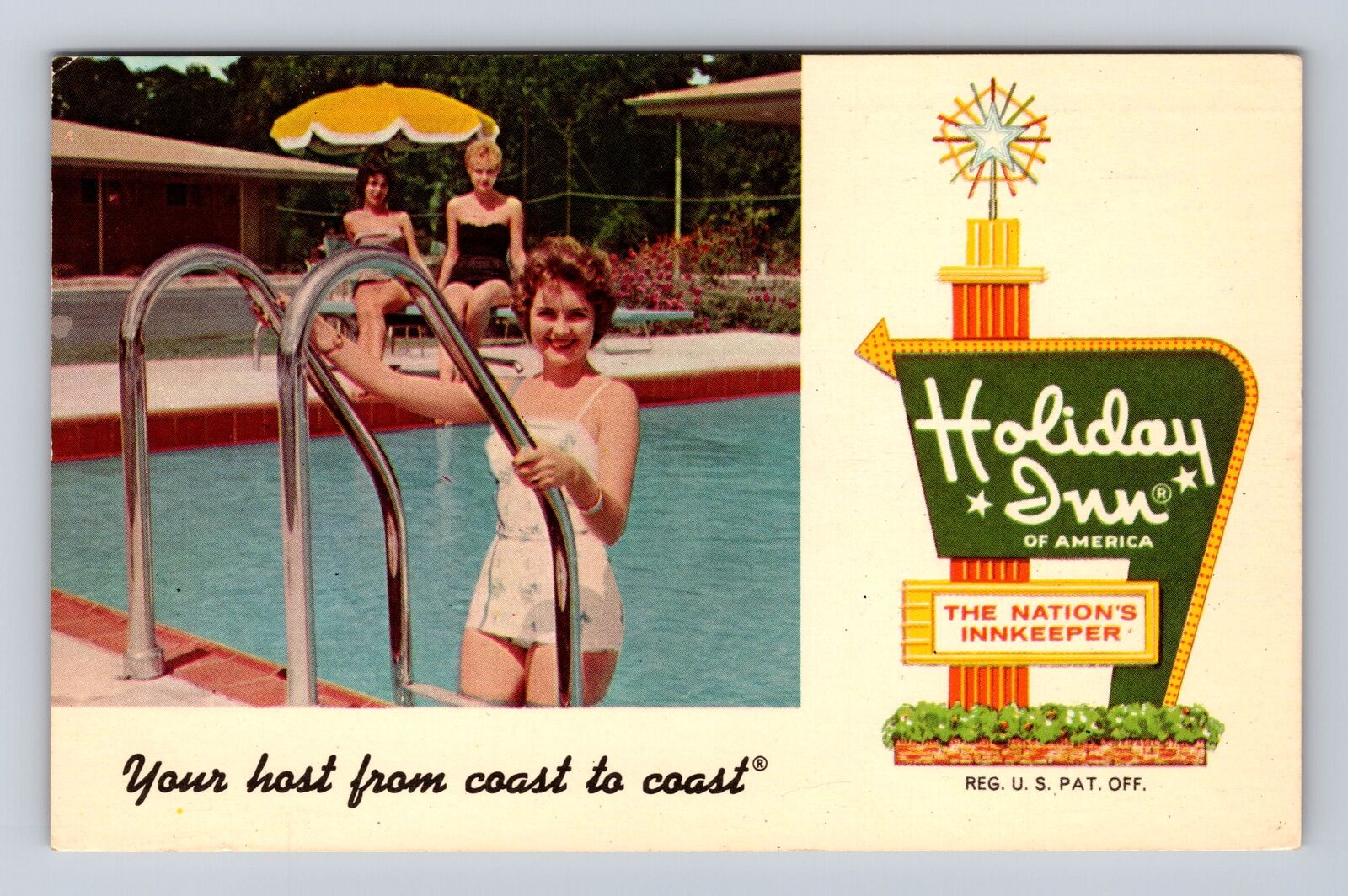 Rolla MO-Missouri, Holiday Inn, Advertising, Vintage c1967 Souvenir Postcard