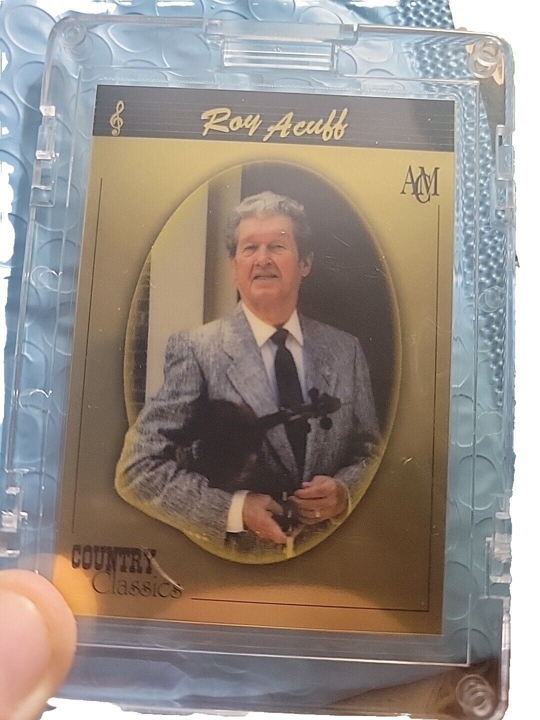 Country Music Classics Series 1 Roy Acuff Gold Card 999.9%(1 Gram)Pure Gold#259