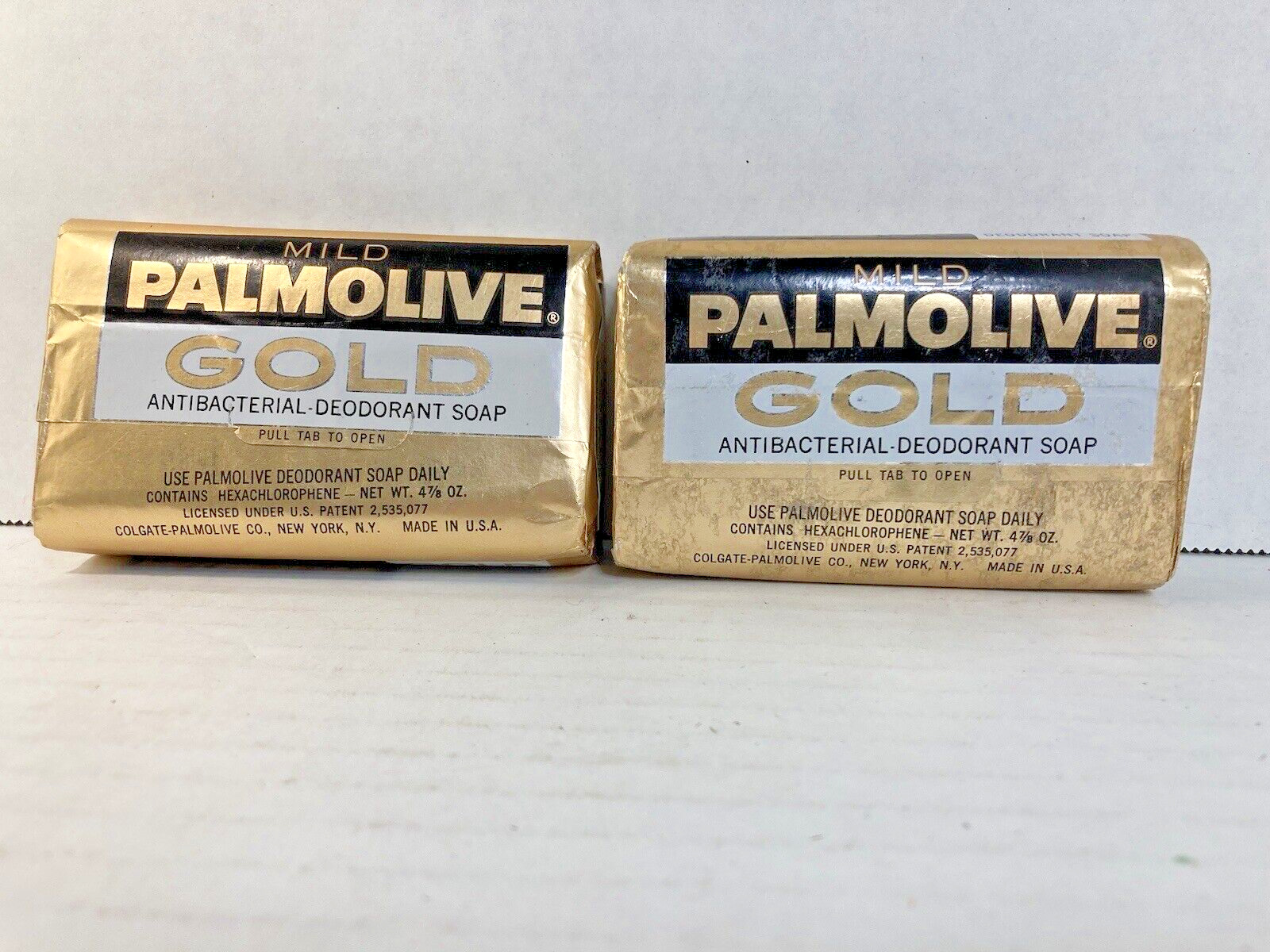Vtg Palmolive Gold Mild Antibacterial Deodorant Soap Bath Size Colgate Palmolive