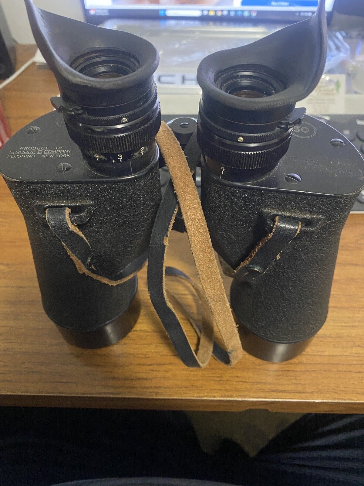 Vintage WWII SARD Square D Company: BU Aero US Navy Mark 21: 7x50 Binoculars 