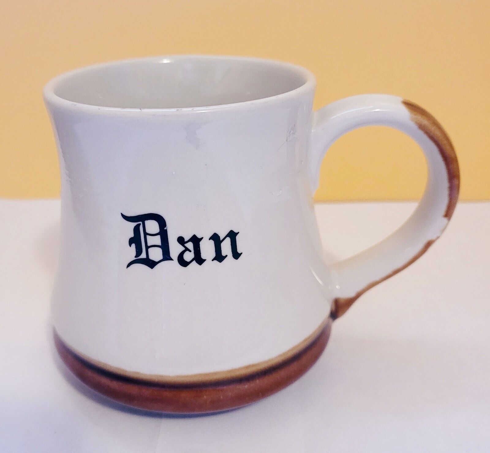 Dan Coffee Cup Mug Customized Personalized with Name Vintage 
