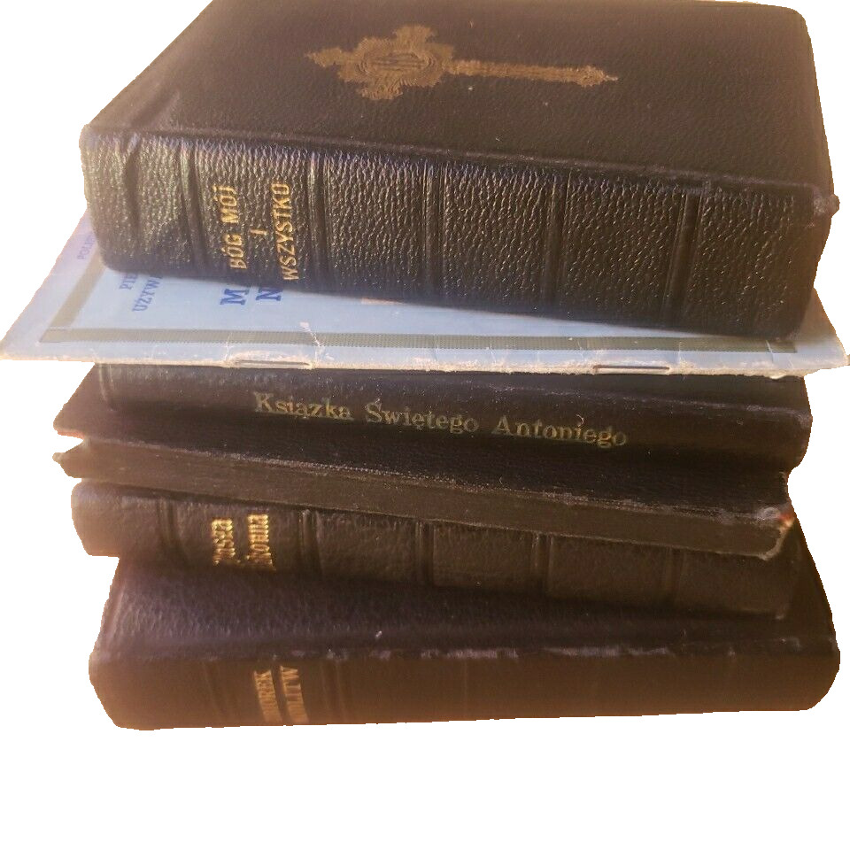 Lot VTG Polish Prayer Books Catholic Masses Missals Booklets Pamphlets Small