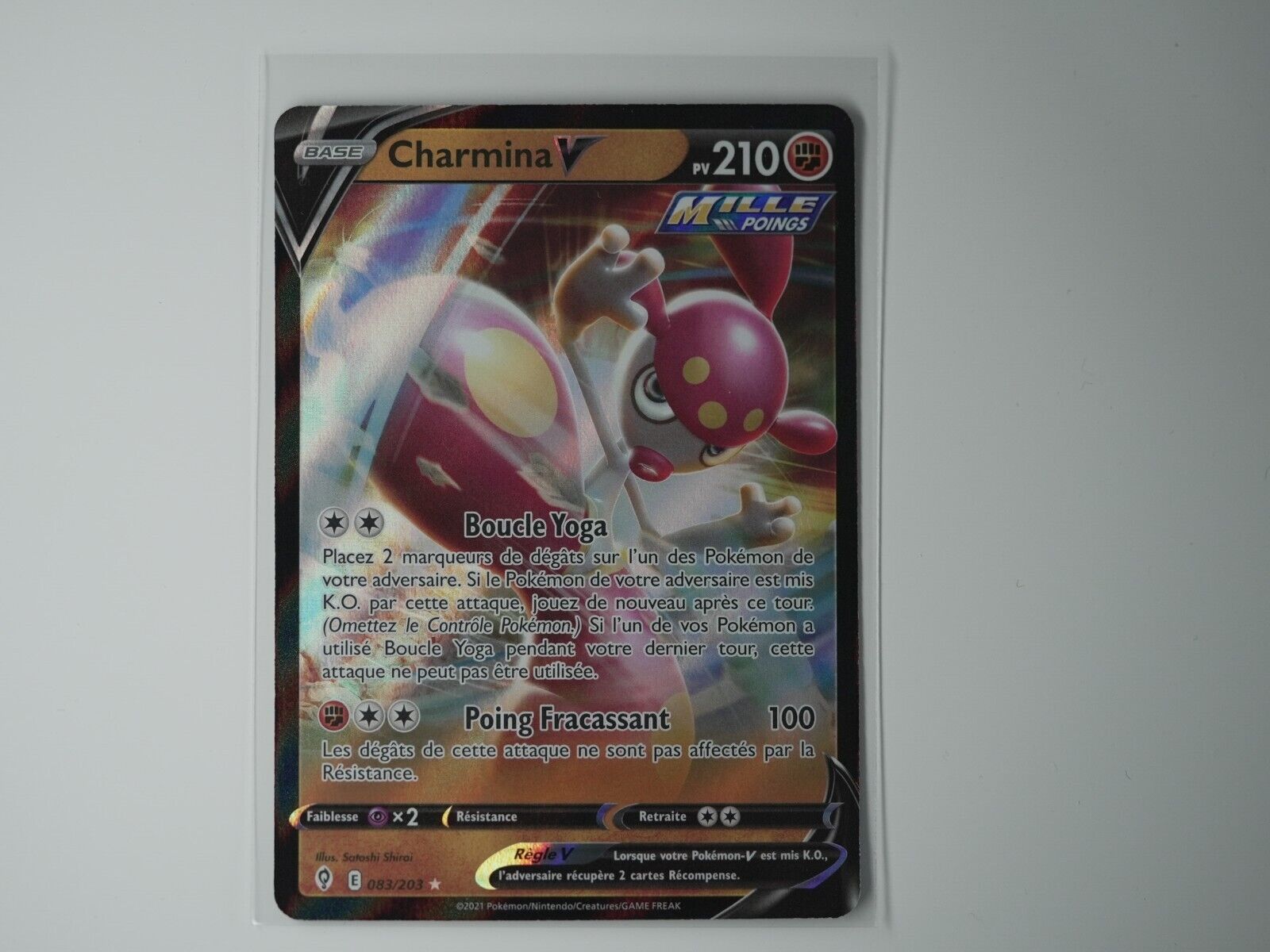 Pokemon Card - Charmina V 083/203 - Evolution Celeste - EB7 - NEW - FR