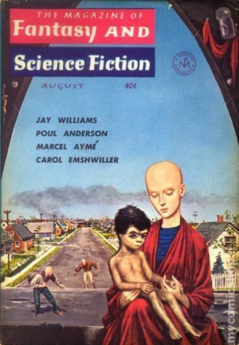 Magazine of Fantasy and Science Fiction Vol. 17 #2 VG 1959 Stock Image Low Grade