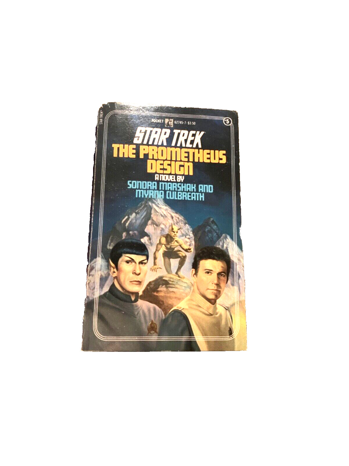 Rare, vintage, collectible, Star Trek #5 The Prometheus Design 1982 Pocket Books