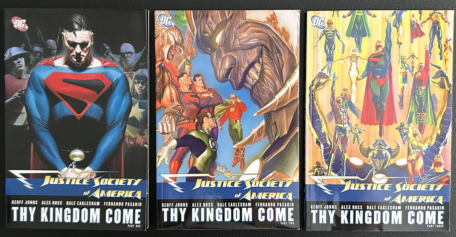 3 TPB LOT SET Justice Society of America Thy Kingdom Come volumes 1, 2 & 3 OOP