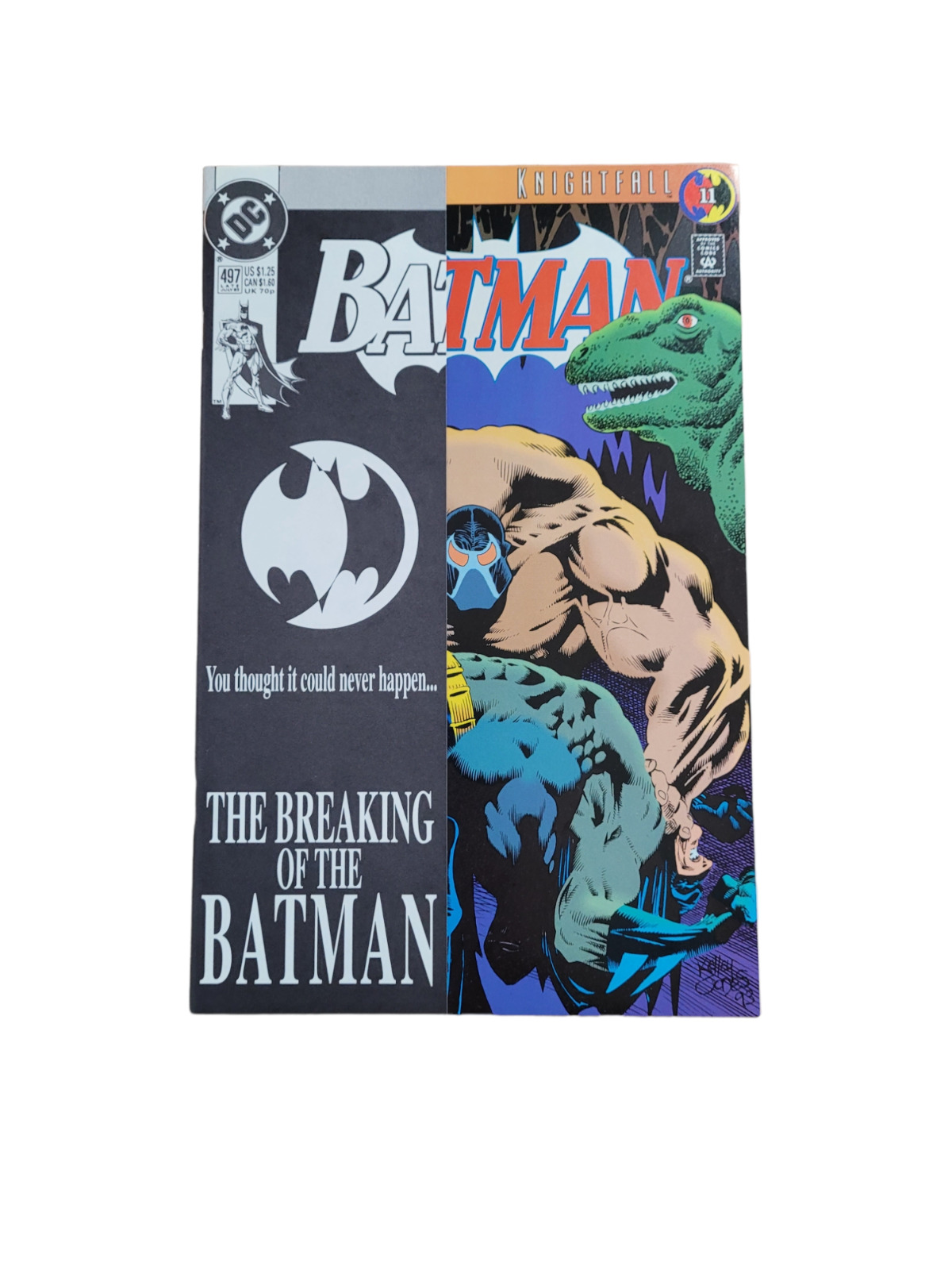 Batman #497 (Bane Breaks Batman's Back)- DC 1993 (NM) BATMAN KEY NM RAW BOOK