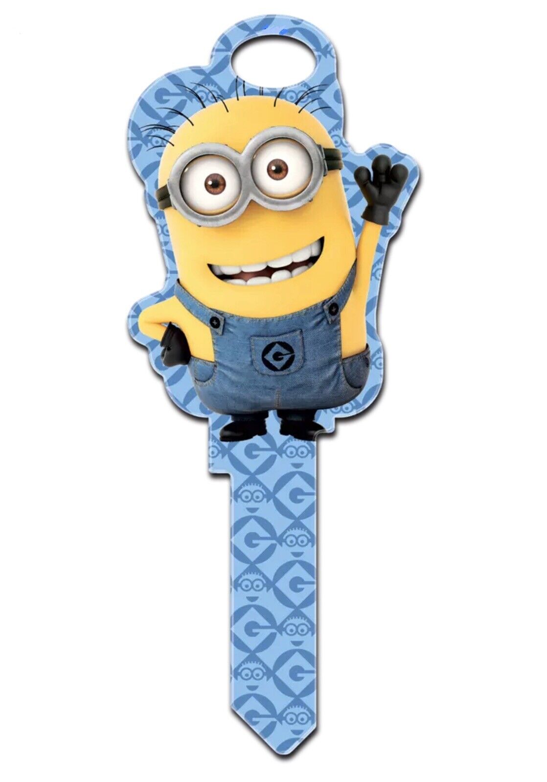 Despicable Me Minion House Key Blank for Kwikset KW1 KW10 KW11 3D Painted Blank