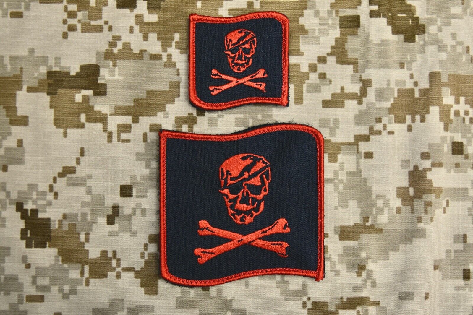 NSWDG Blue Squadron Embroidered Uniform Patch Set NSWDG Red SEAL Team 6 DEVGRU 