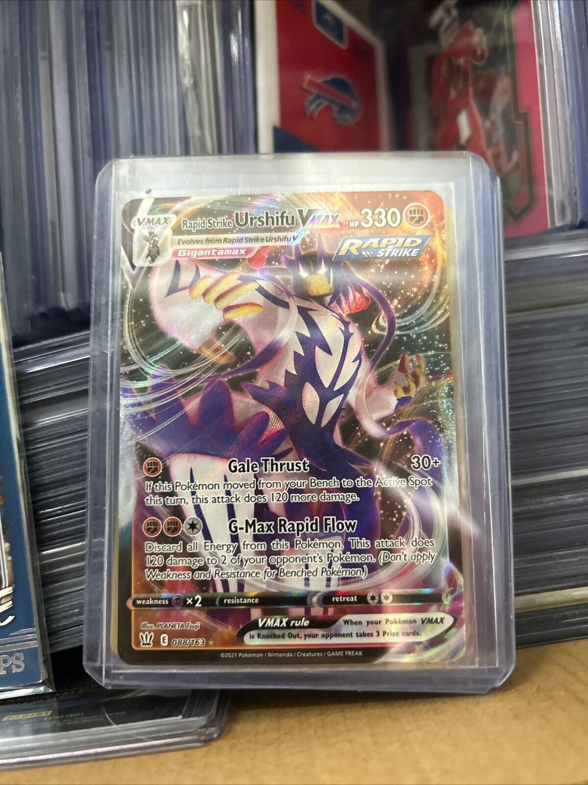 Urshifu VMAX Full-ART Rare Pokemon Card NM