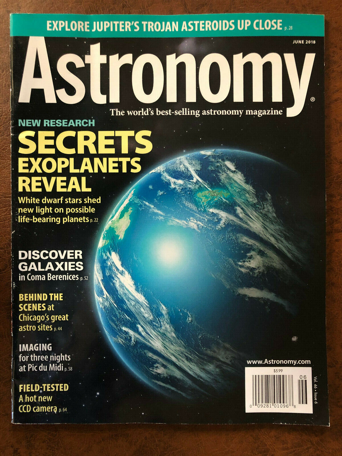 ASTRONOMY Magazine June 2018 Sky Telescope Exoplanets Jupiter Trojan Asteroids
