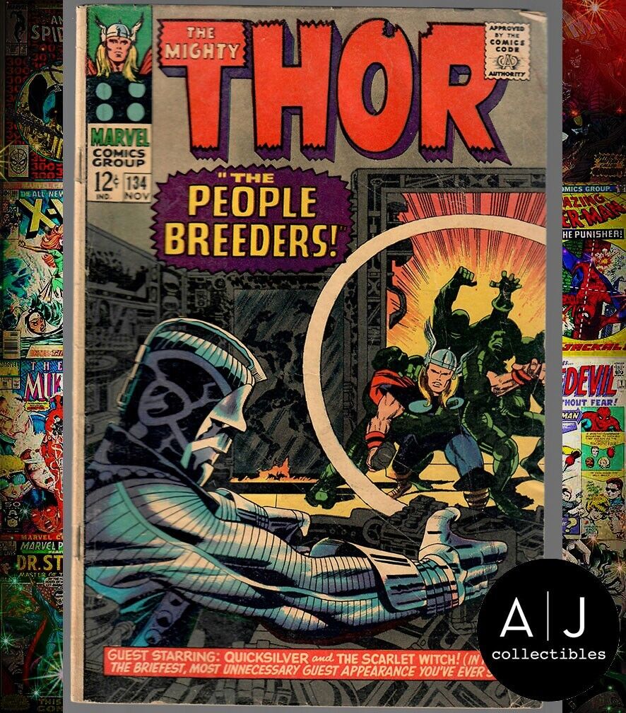 Thor #134 GD+ 2.5 1966 1st High Evolutionary Man-Beast
