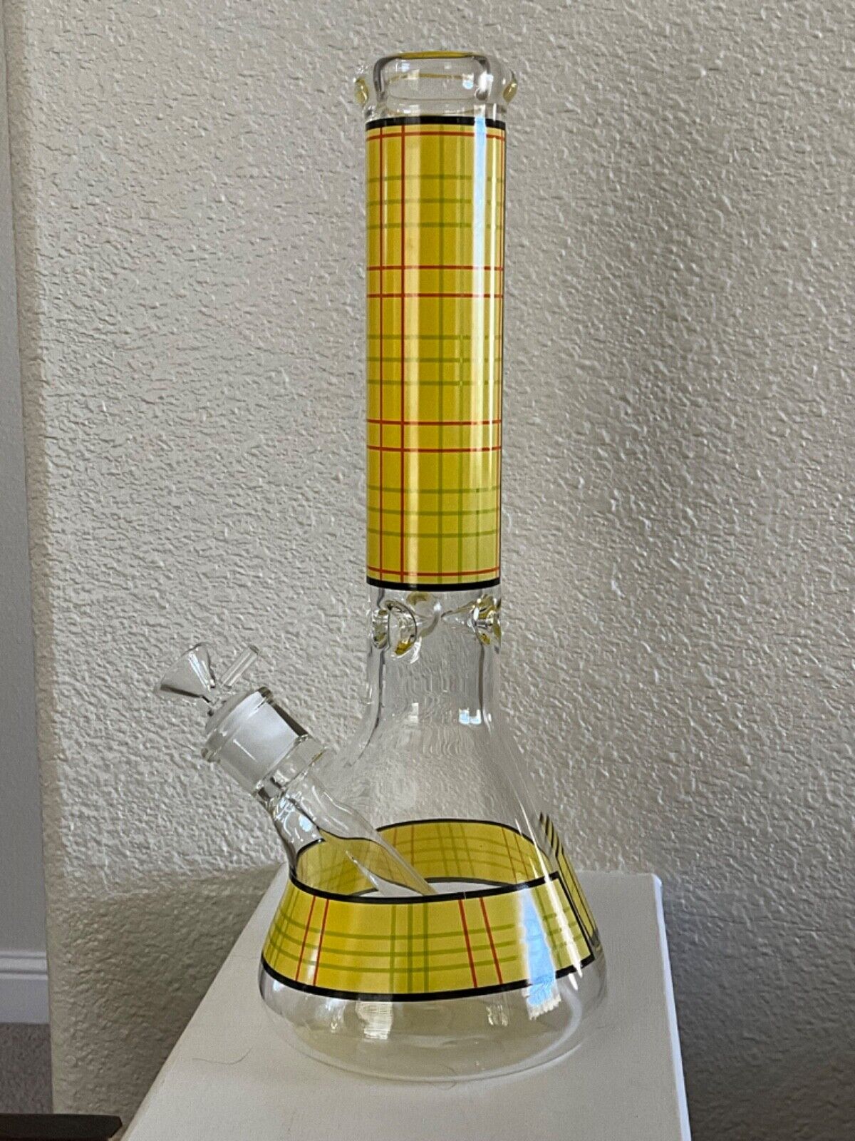 Retro Look Heavy Glass Bong/Water Pipe