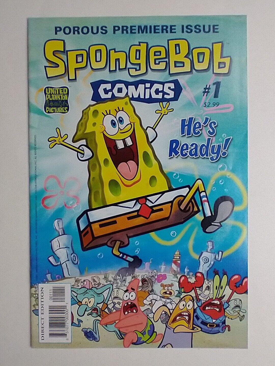 United Plankton Pictures SpongeBob Comics #1 1st Standard Comic Appearance VF