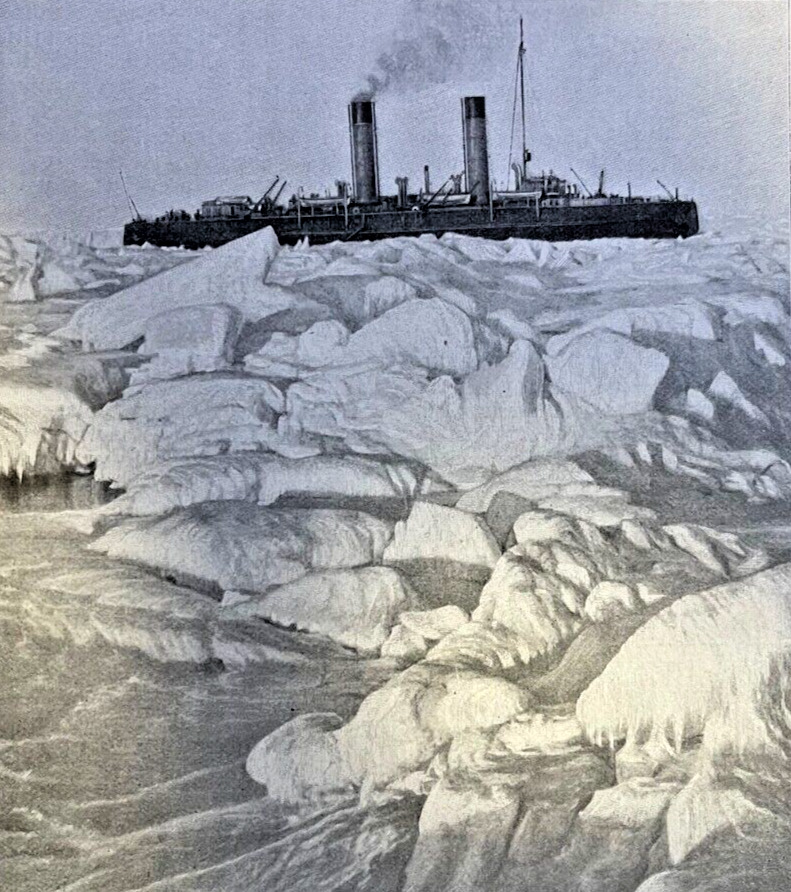 1900 Ice Breaker Ermack Admiral Makaroff illustrated