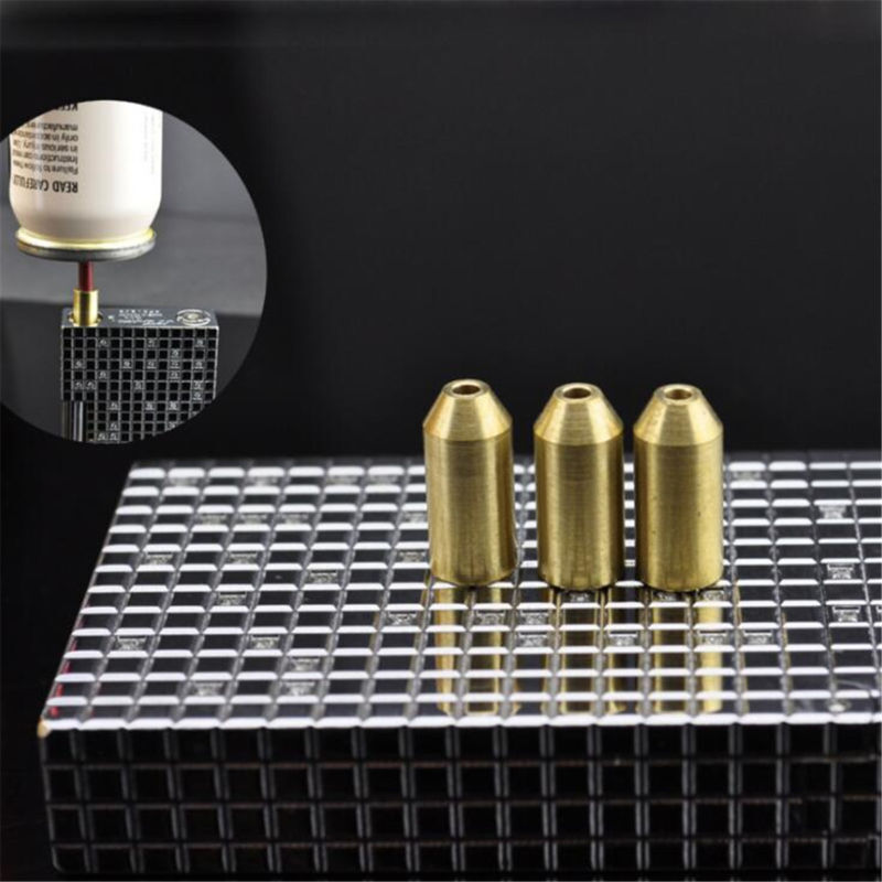 3pcs Brass Gas Refill Adapter For S.T Dupont Memorial Lighter DIY Repair Kit