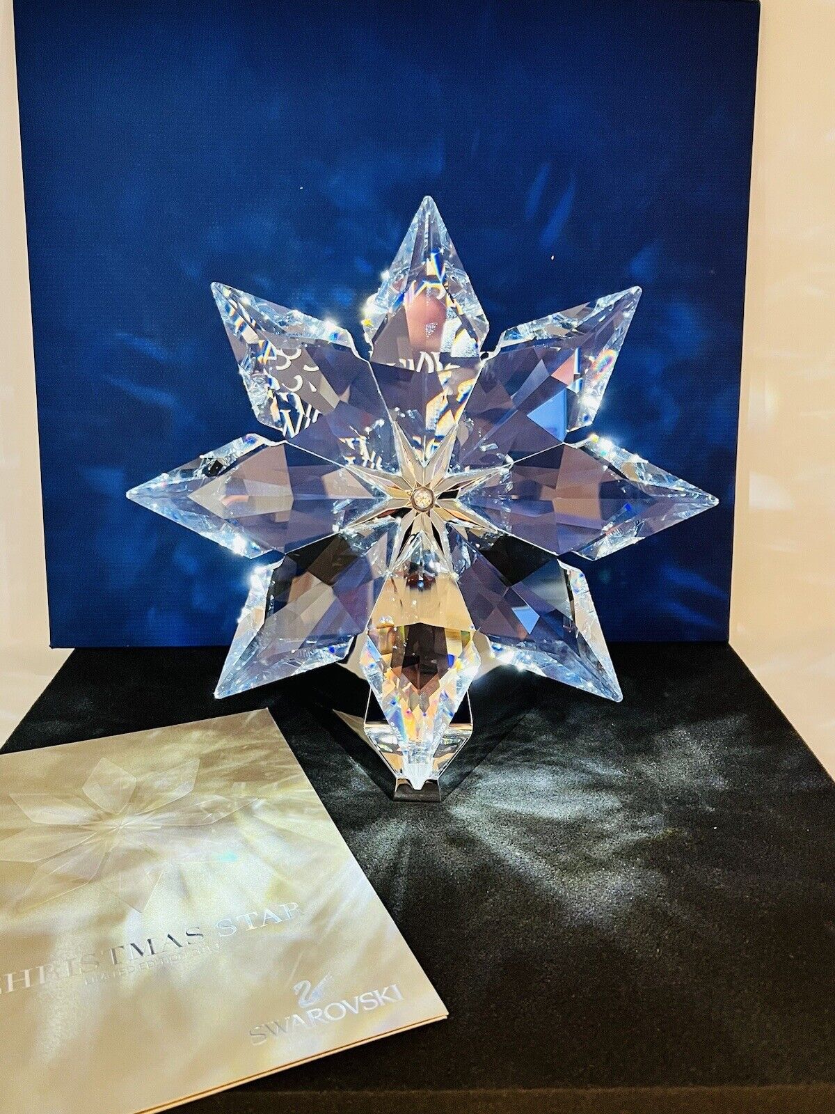 Swarovski Crystal 2013 L.E. Illuminating Christmas Star 5004515 Rare MIB