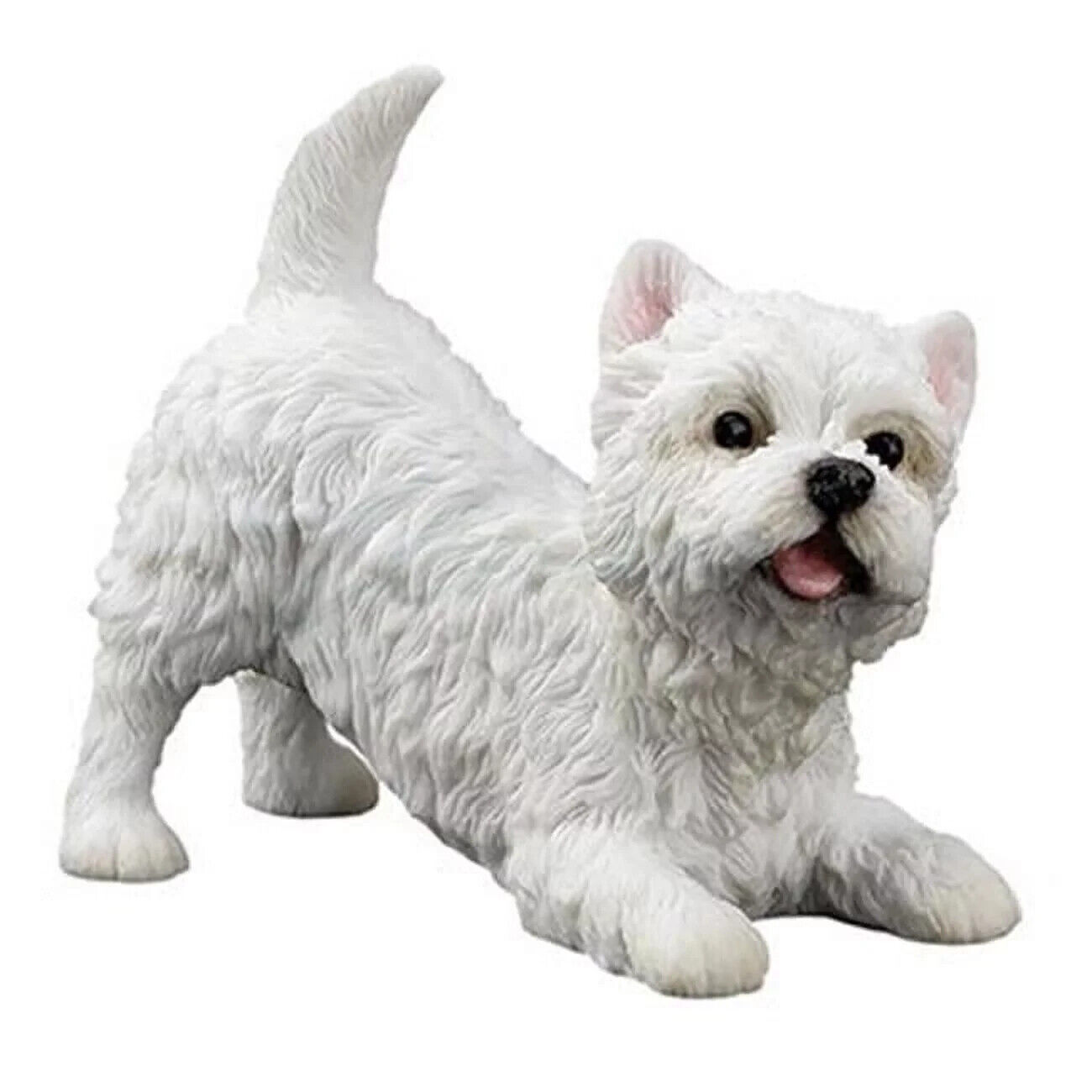 West Highland White Terrier Polystone Adorable Cute Puppy Animal Figurine Decor