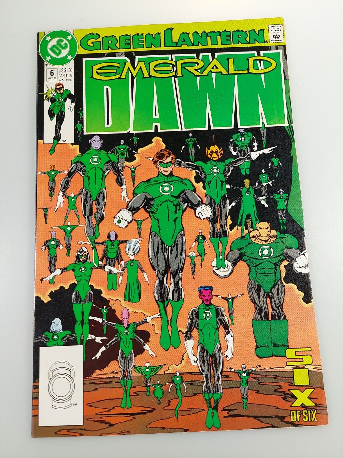 Vintage May 1990 Green Lantern Emerald Dawn #6 Comic Book, DC Comics 
