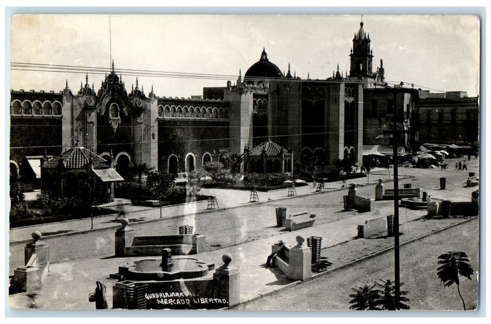 c1950\'s Guadalajara Mercado Libertad Jalisco Mexico RPPC Photo Postcard