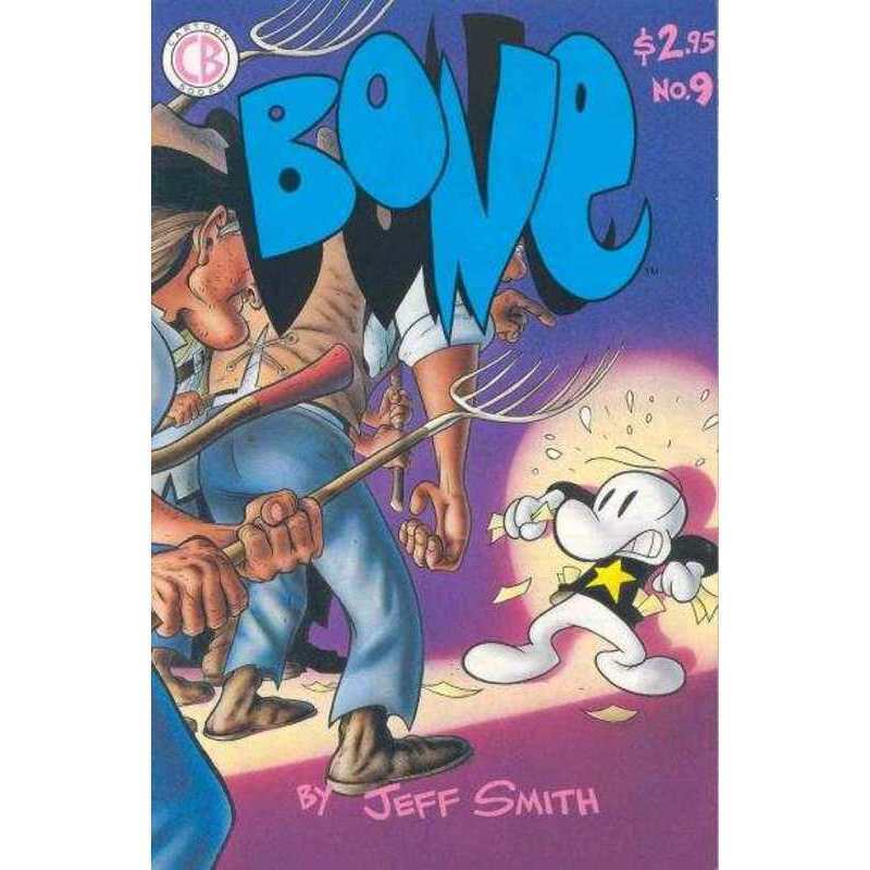 Bone #9 in Near Mint condition. Cartoon Books comics [v~