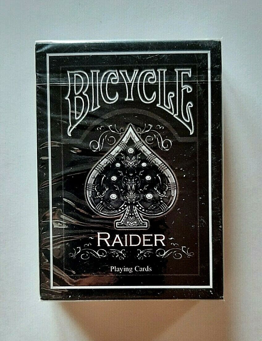Bicycle Raider deck - Black / Rare : Beautiful Design Playing Card