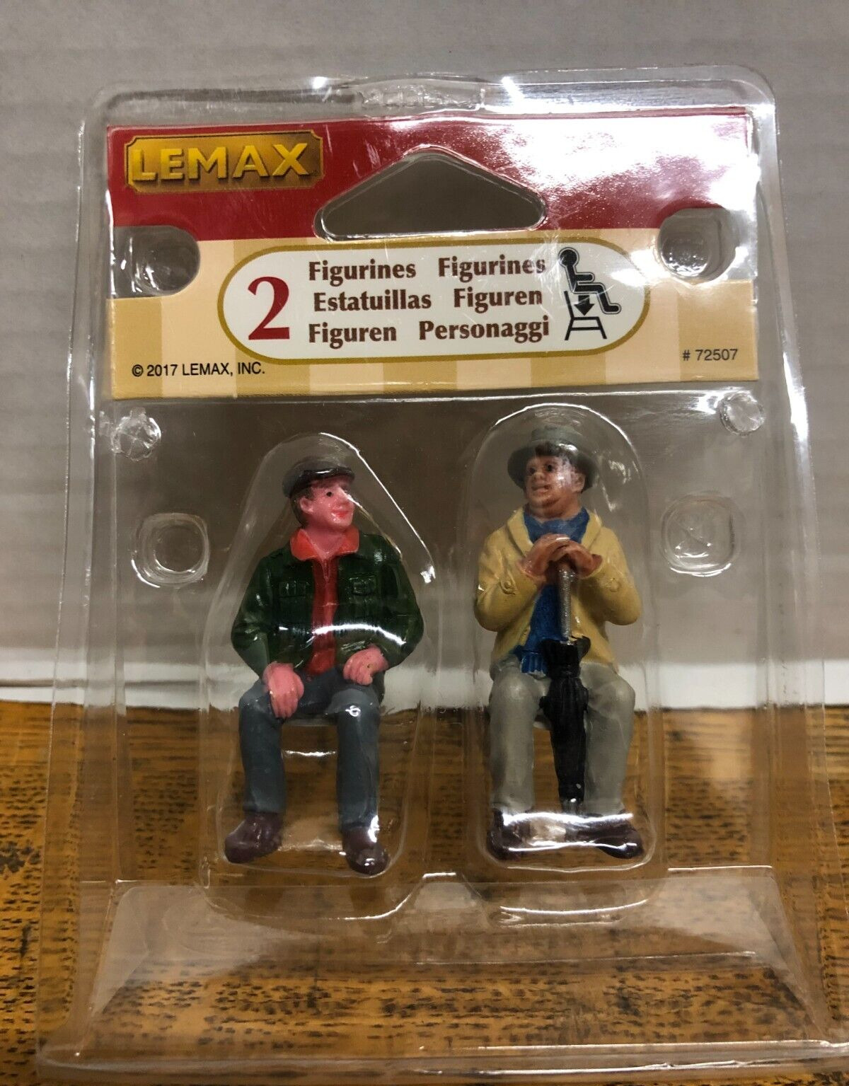 LEMAX - CHATTING WITH OLD FRIENDS, (SET OF 2)  #72507 Brand New & 