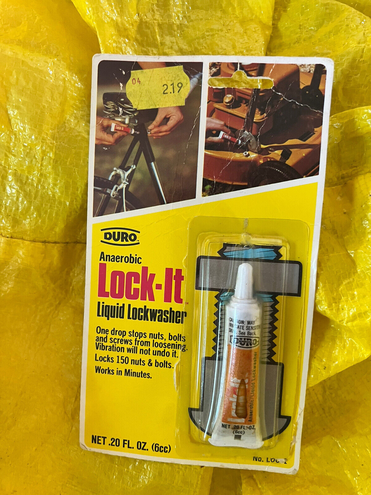 Vintage Loctite Duro Woodhill Lock-it Liquid Lockwasher Collectibles Gas And Oil