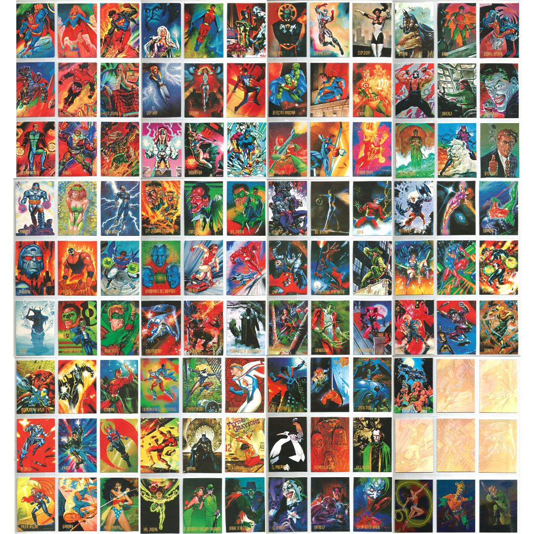 1995 DC Comics Pepsicards Full Set Cards Basic + Specials + Holograms Reprint