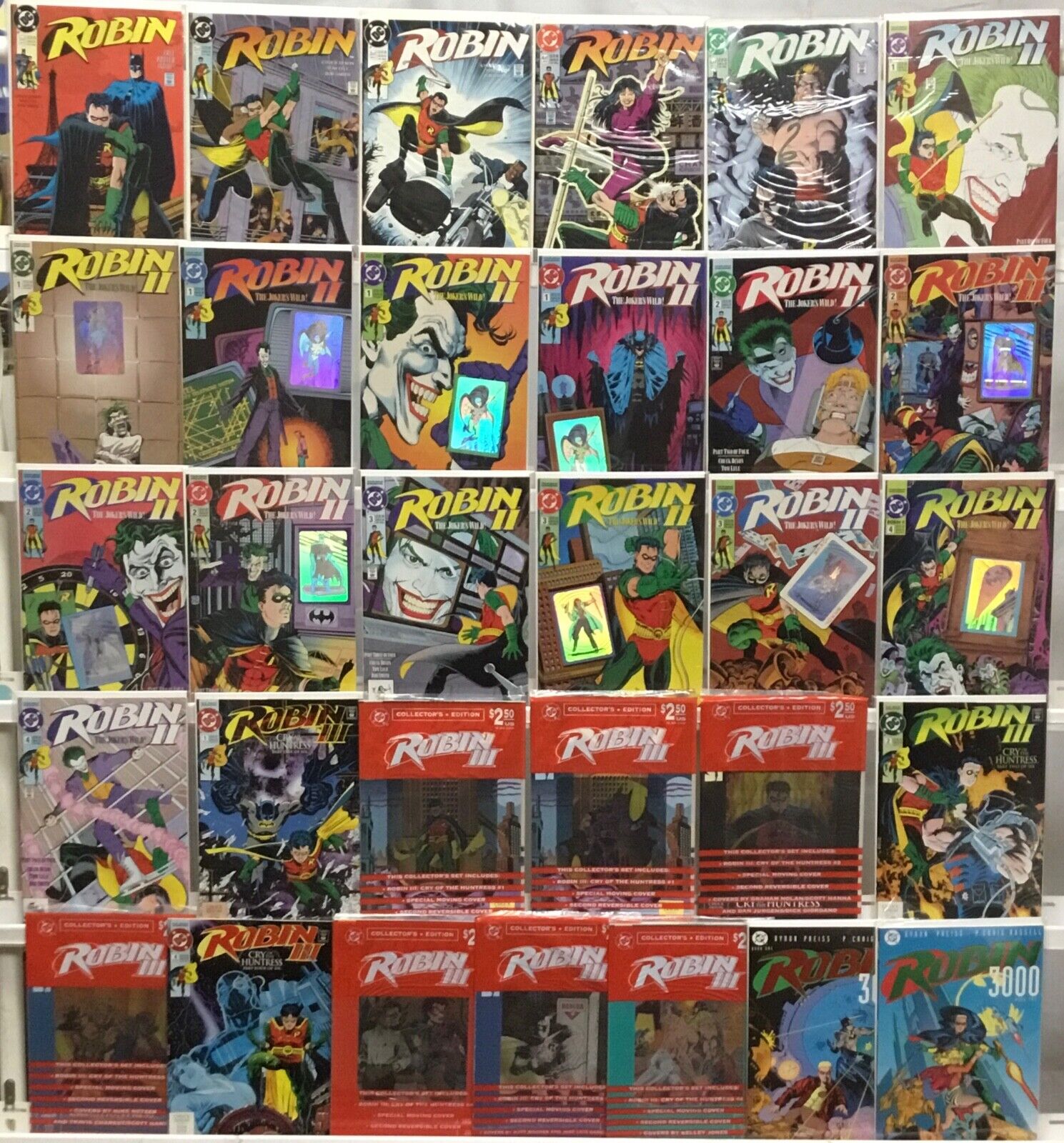 DC Comics - Robin, Robin II, Robin III, Robin 3000 Complete Sets