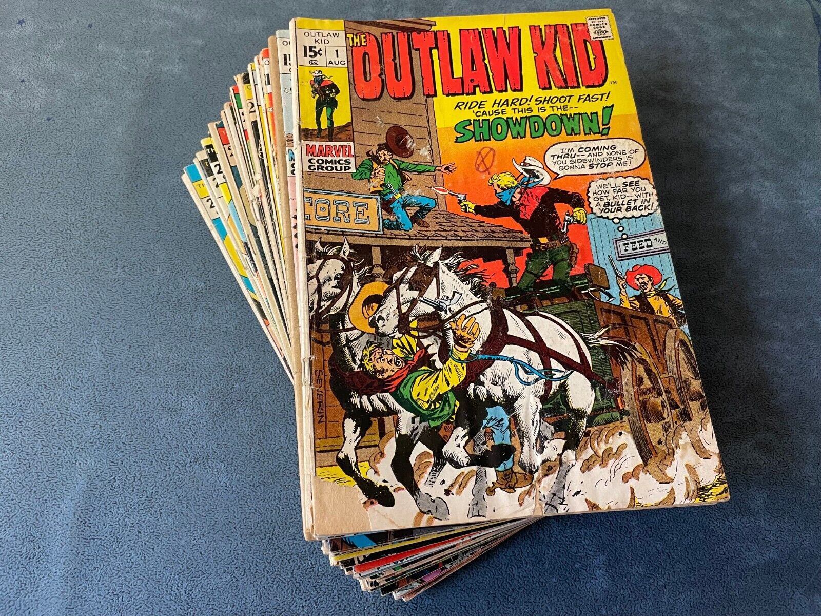 Outlaw Kid #1-30 1970 Marvel Western Comic Book Lot Complete Run Mid Grades