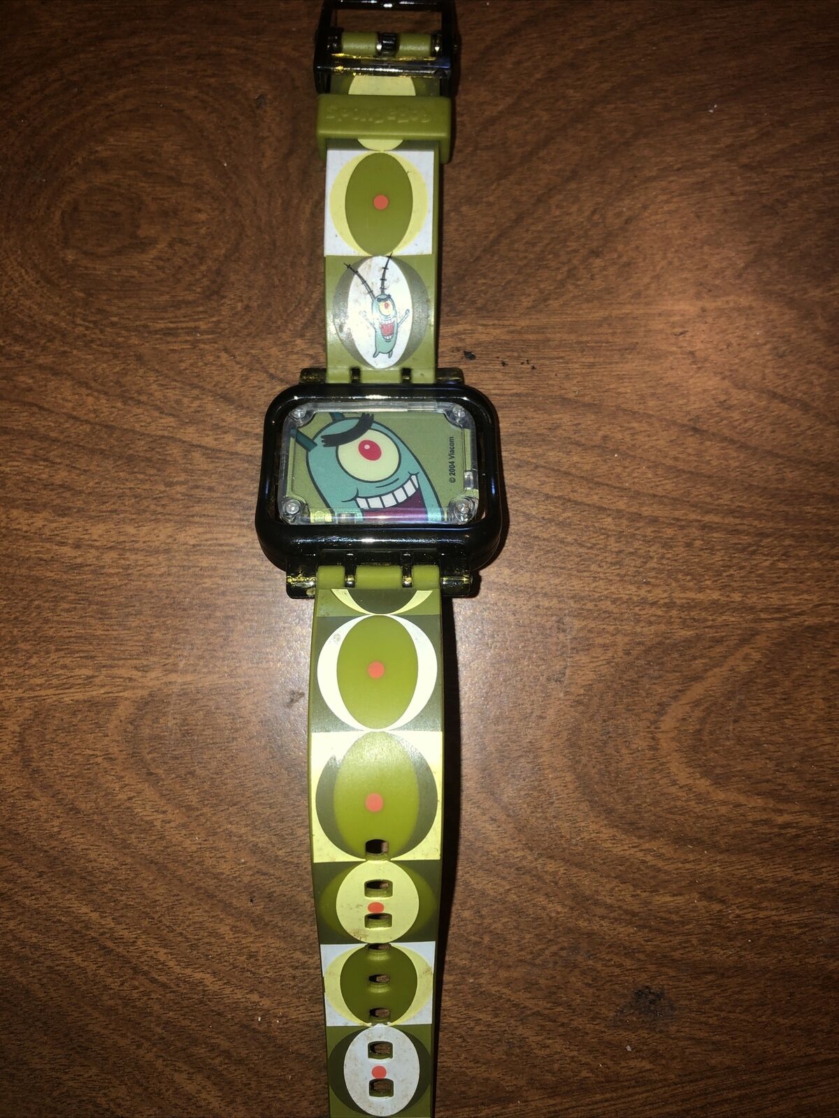 Plankton Spongebob Vintage  watch in great condtion, Just Needs New Battery 