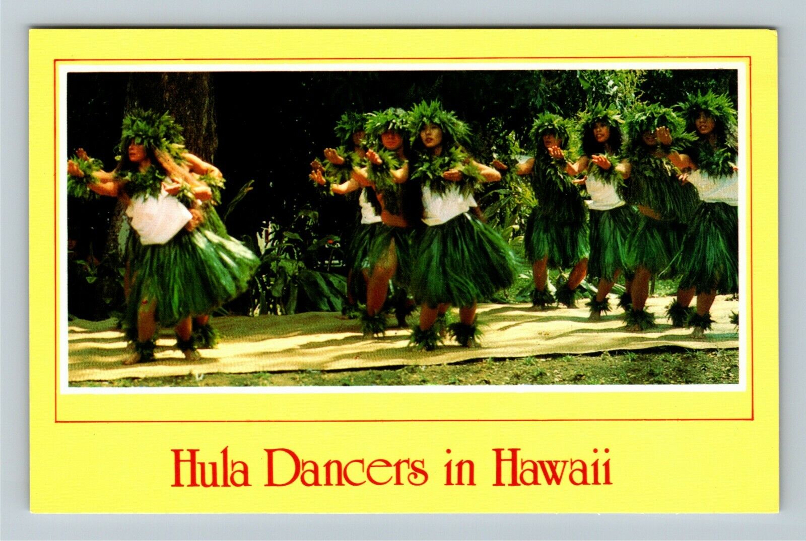 Hawaii HI-Hawaii, Hula Dancers in Hawaii, General Greetings, Vintage Postcard